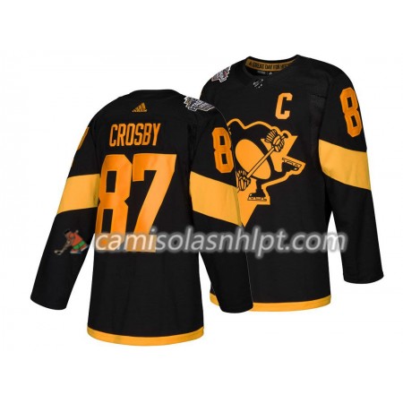 Camisola Pittsburgh Penguins Sidney Crosby 87 Adidas 2019 Stadium Series Authentic - Homem